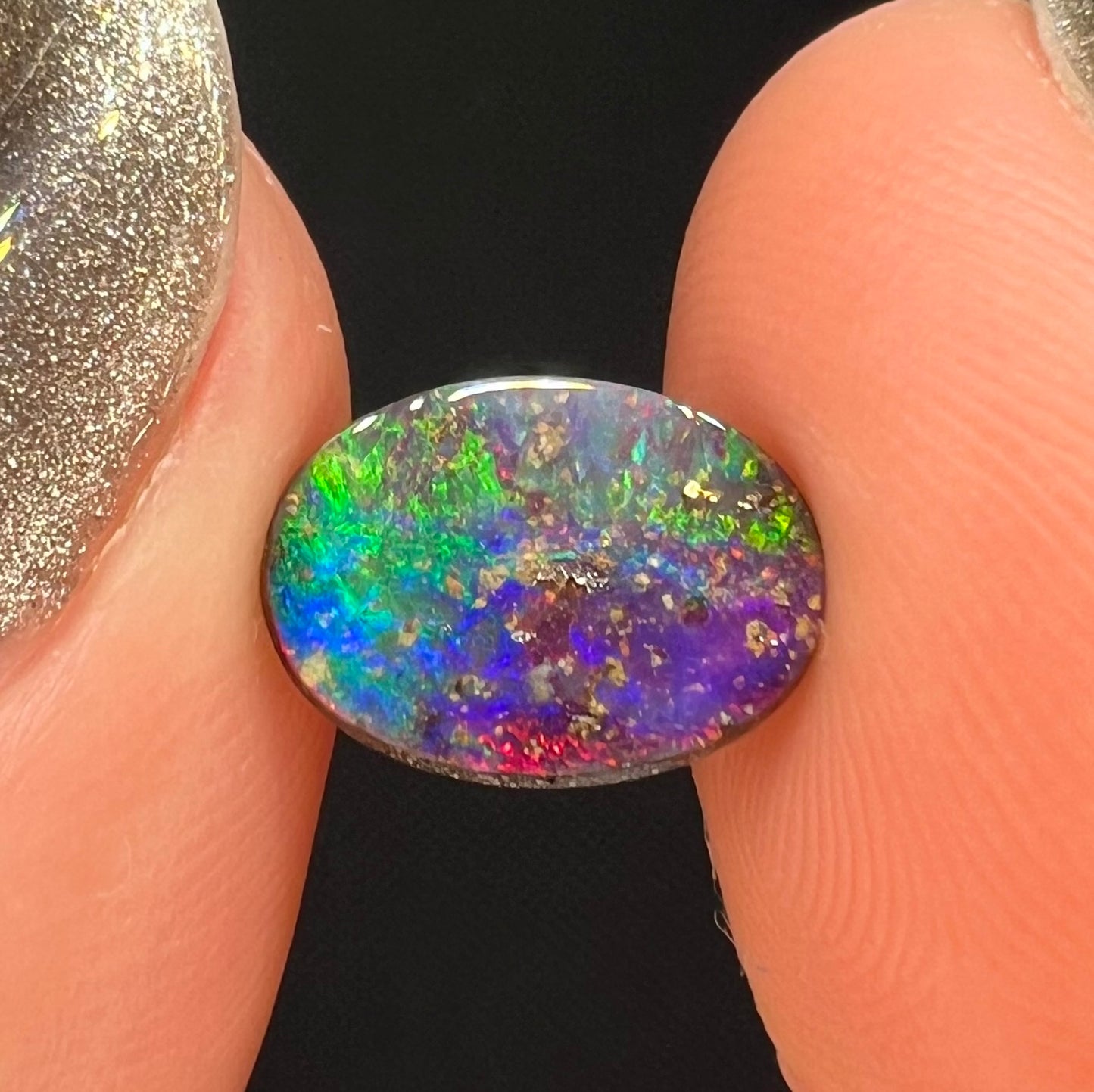 Unset Boulder Opal Gemstone