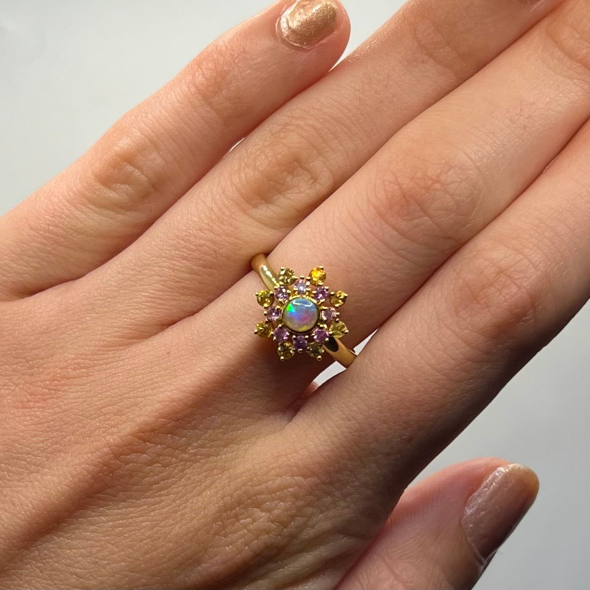 Sunshining Oasis 18K Gold Ring