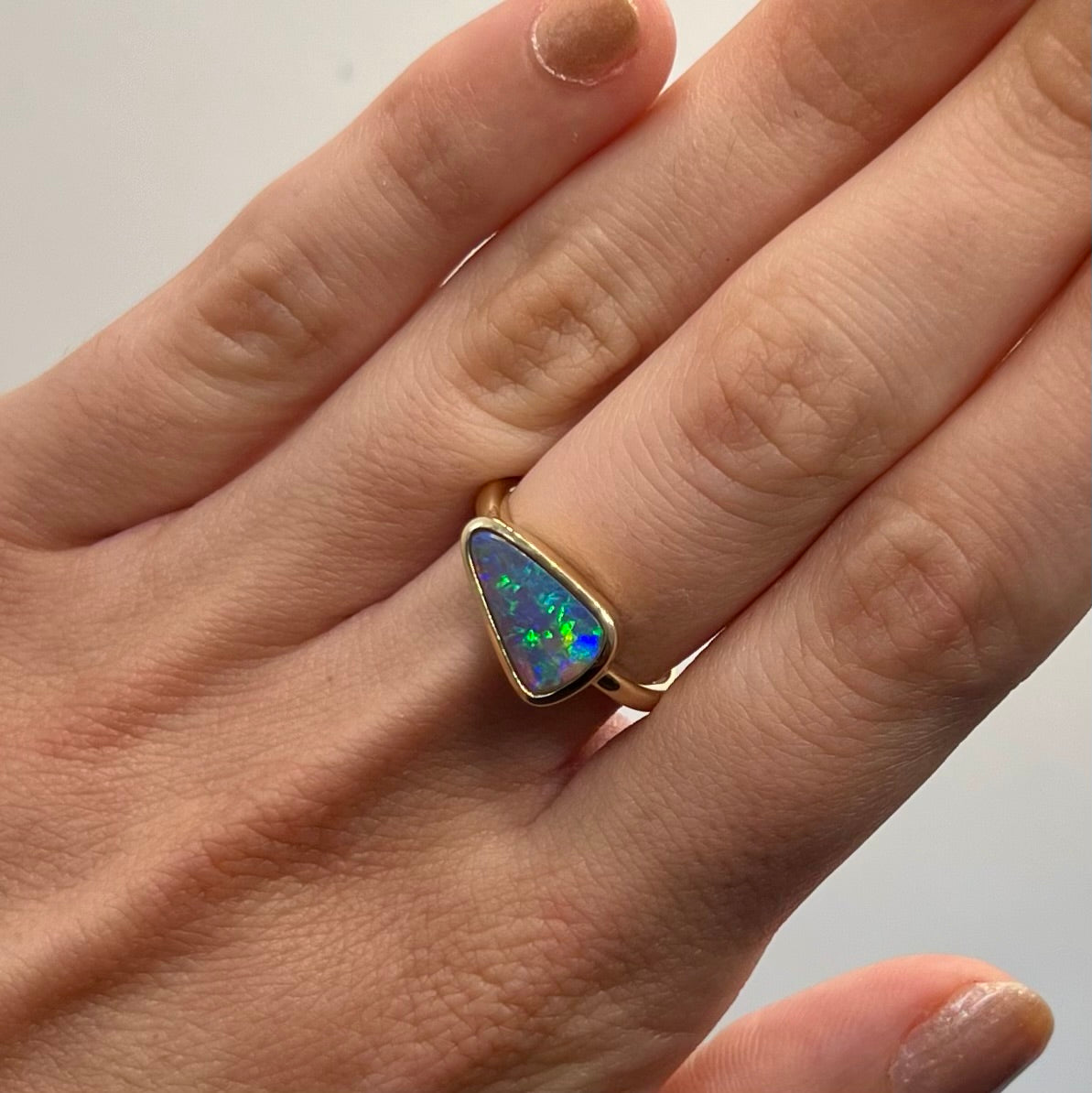 Paradise Slice 9K Gold Ring