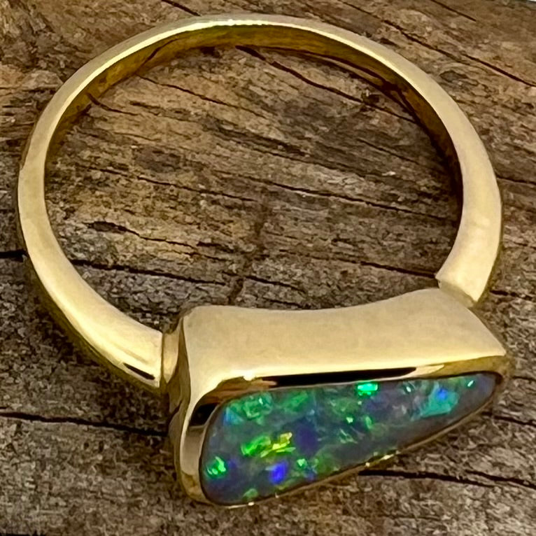 Paradise Slice 9K Gold Ring