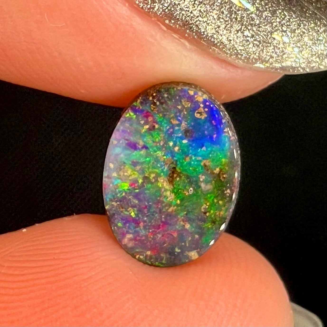 Unset Boulder Opal Gemstone