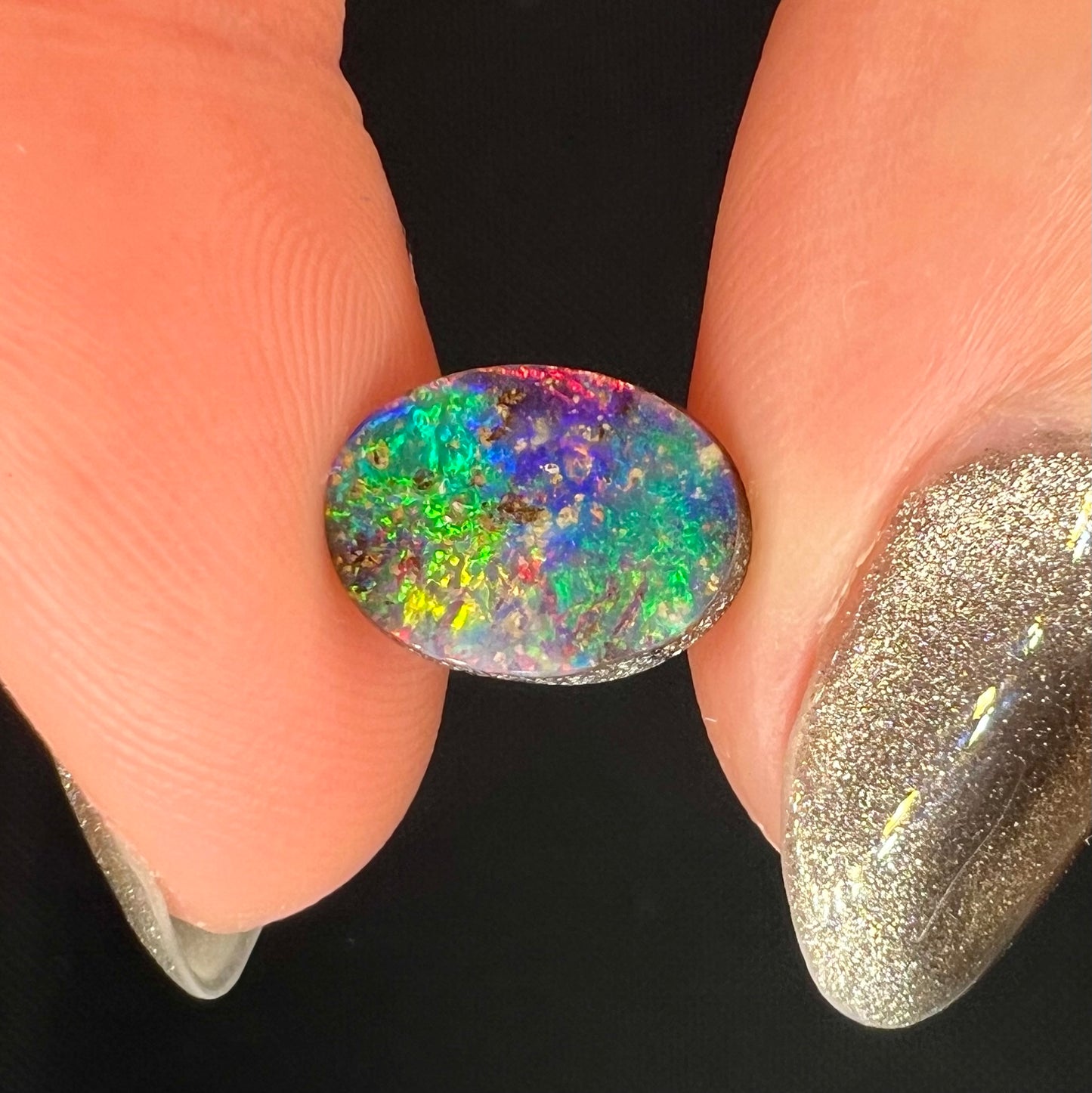 Unset Boulder Opal Gemstone