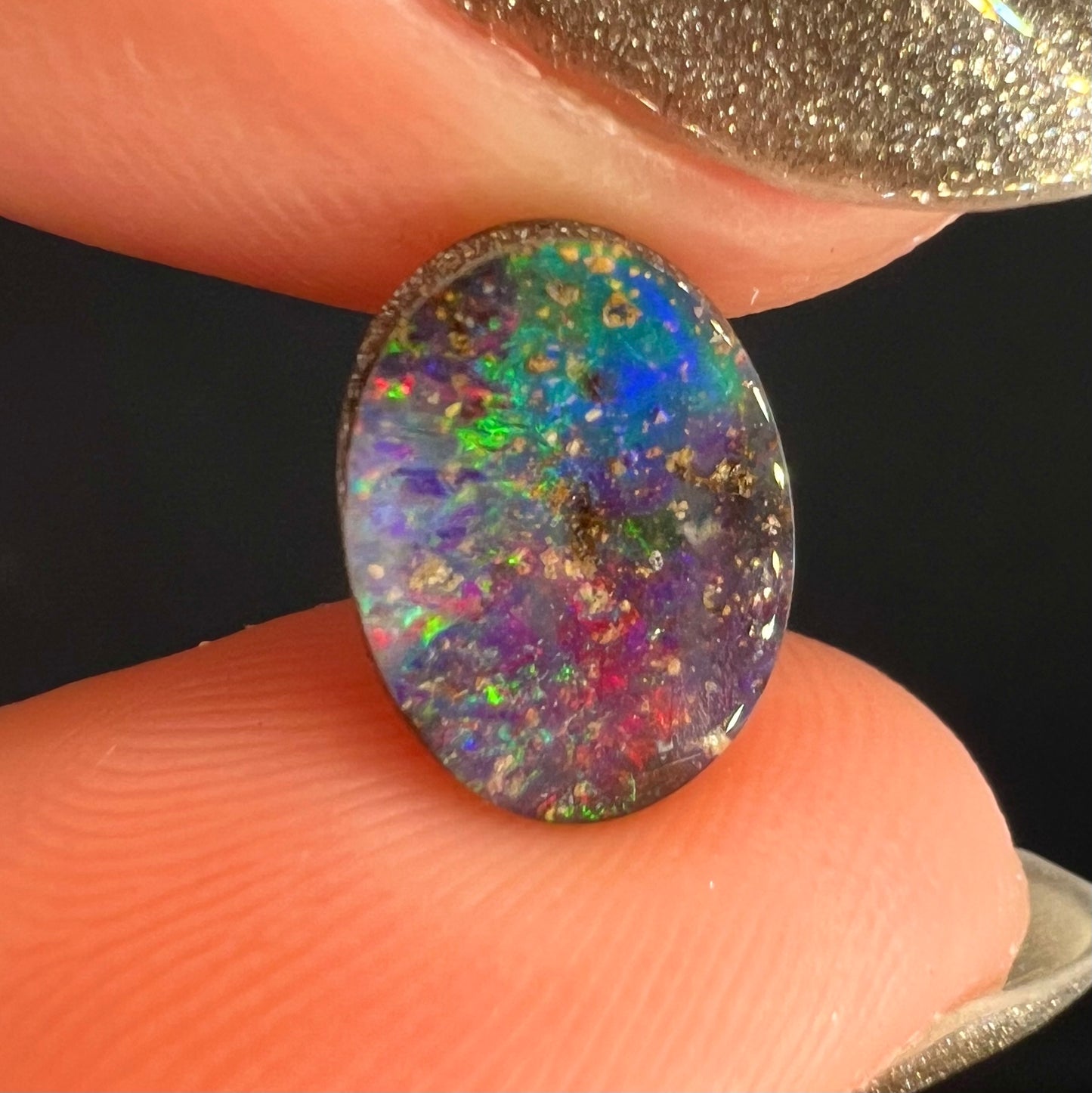 Unset Boulder Opal Gemstone